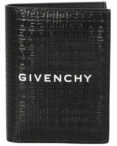 Givenchy Logo-embossed 4g Leather Cardholder - Black