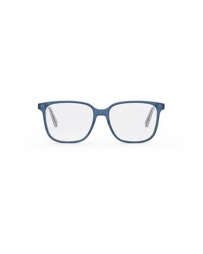 Dior Square Frame Glasses - Blue