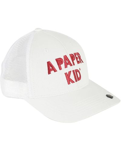 A PAPER KID Trucker - White