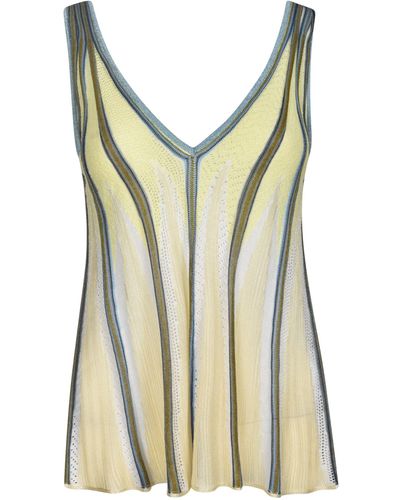 Forte Forte Stripe Tank Top - Blue