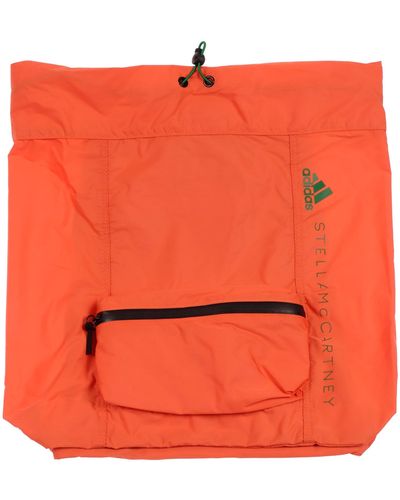 adidas By Stella McCartney Logo Detailed Zipped Backpack - Orange