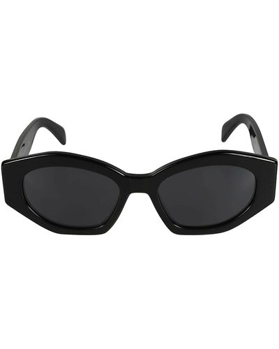 Celine Metal Plaque Applique Sunglasses - Black
