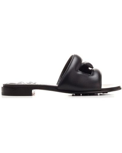 Givenchy G Flat Sandals - Black