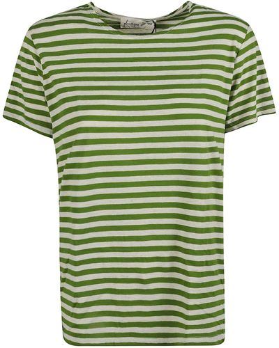 Phisique Du Role Pinstripe T-Shirt - Green