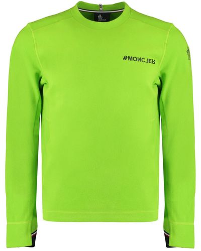 3 MONCLER GRENOBLE Fleece Sweatshirt - Green