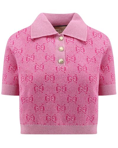 Gucci Polo Shirt - Pink