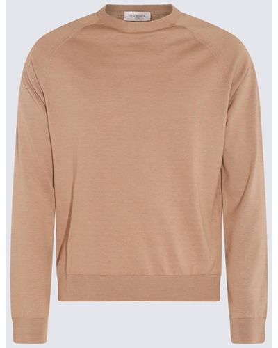 Piacenza Cashmere Cotton-Silk Blend Sweater - Brown