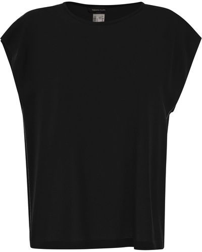 Fabiana Filippi Sablé Top - Black