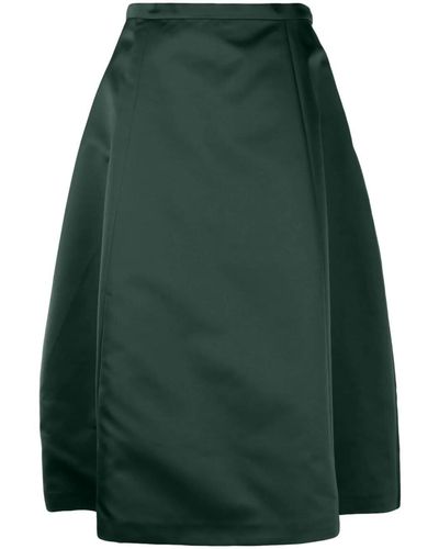Rochas Midi Skirt Duchesse - Green