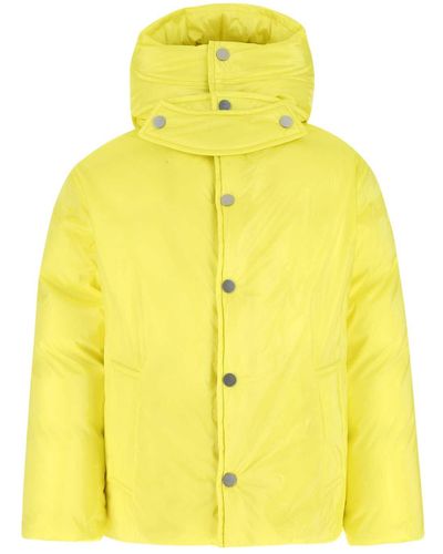 Bottega Veneta Fluo Nylon Padded Jacket - Yellow