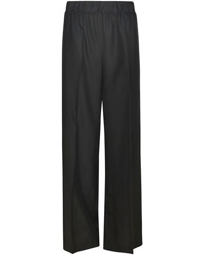 P.A.R.O.S.H. Straight Trousers - Black