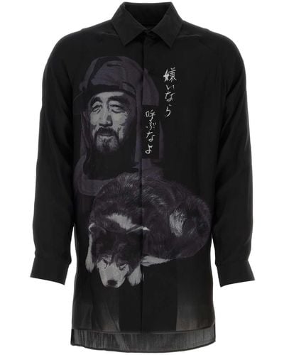 Yohji Yamamoto Shirts - Black