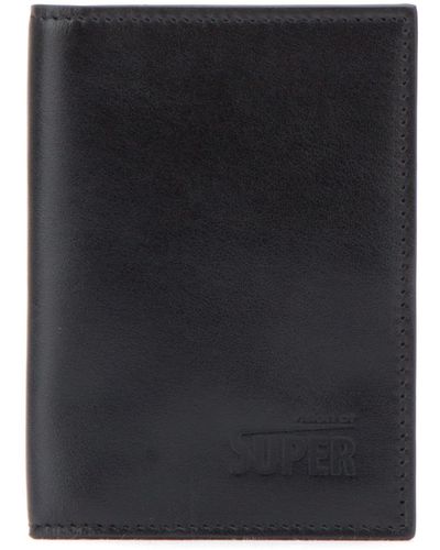 Vision Of Super Black Leather Cardholder
