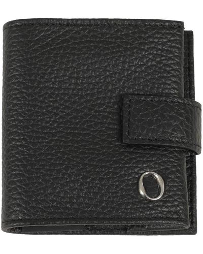 Orciani Leather Wallet - Black