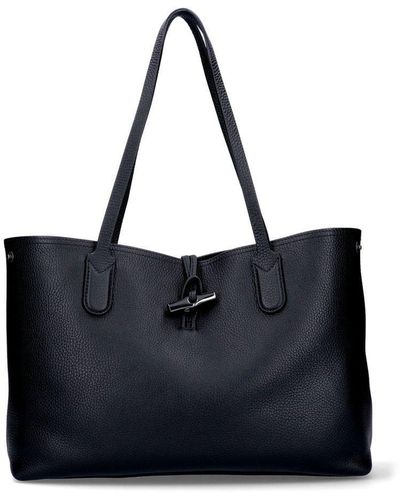 Longchamp Roseau Essential Large Tote Bag - Blue
