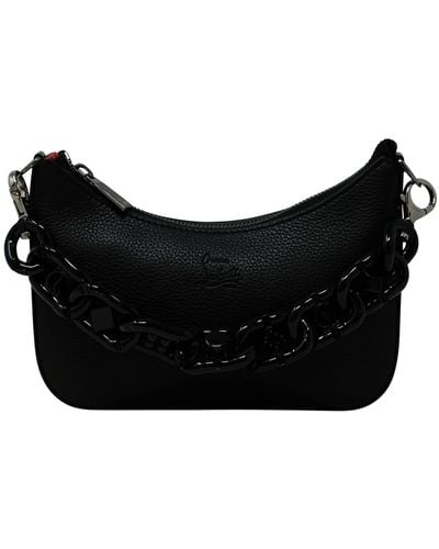 Christian Louboutin Leather Loubila Chain Minibag - Black