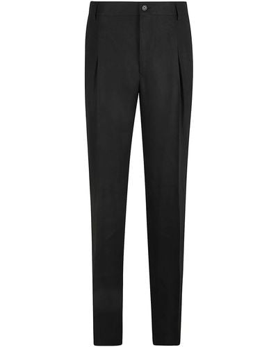 Dolce & Gabbana Classic Fitted Pants - Black