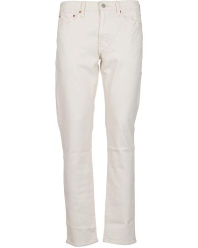 Levi's Button Fitted Jeans - White
