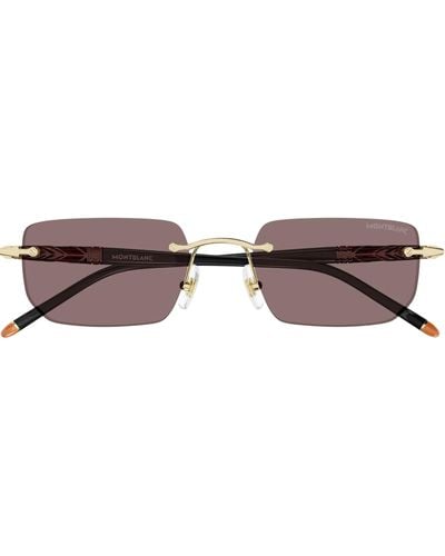Montblanc Mb0348S Sunglasses - Brown