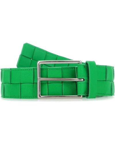 Bottega Veneta Leather Belt - Green
