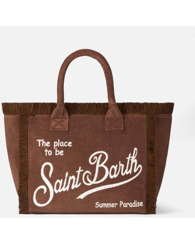Mc2 Saint Barth Vanity Terry Shoulder Bag - Brown
