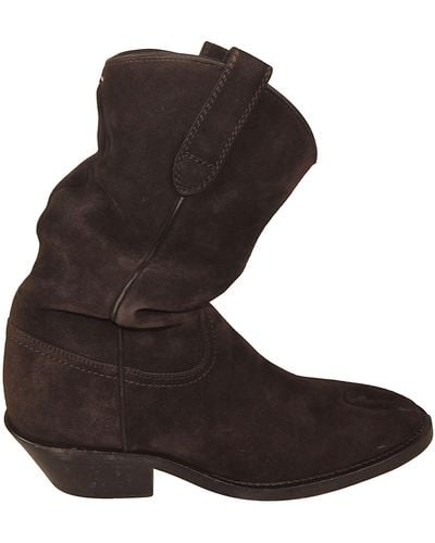 Maison Margiela Fitted Classic Boots - Brown