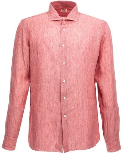 Borriello Linen Shirt - Pink