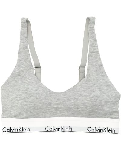 Calvin Klein Lightly Lined Bralette - White