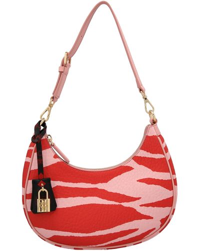 MCM Aren Mini Shoulder Bag - Red