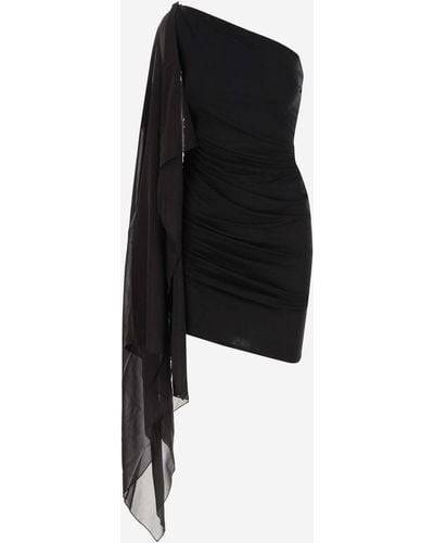 Stephan Janson Mini Dress With Stole - Black