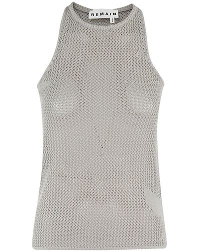 REMAIN Birger Christensen Knit Lace - Gray
