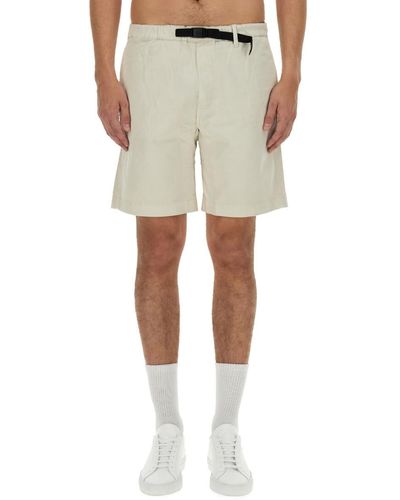 Woolrich Cotton Bermuda Shorts - Natural