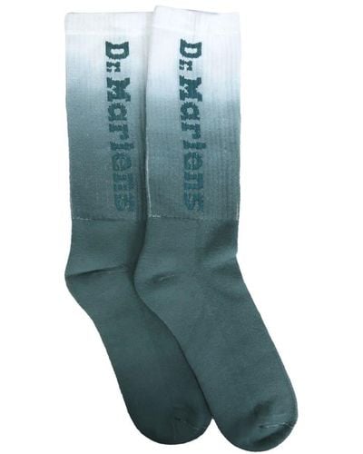 Dr. Martens Cotton Socks With Logo - Blue