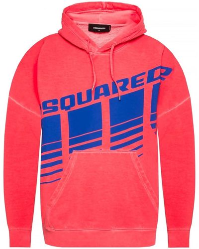 DSquared² Oversize Logo Sweatshirt - Red