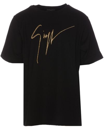 Giuseppe Zanotti Logo T-Shirt - Black