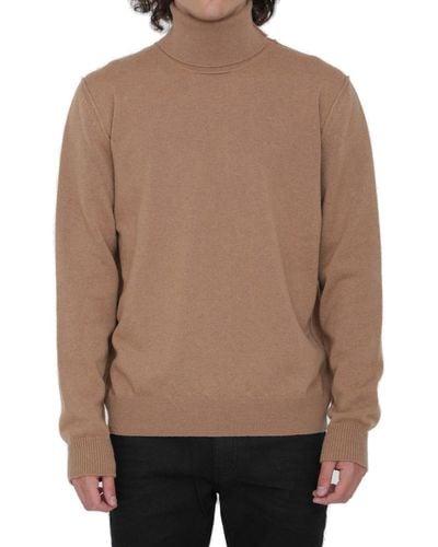 Maison Margiela Beige Cashmere Jumper - Brown