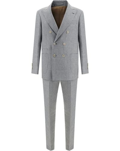 Brunello Cucinelli Suits - Gray