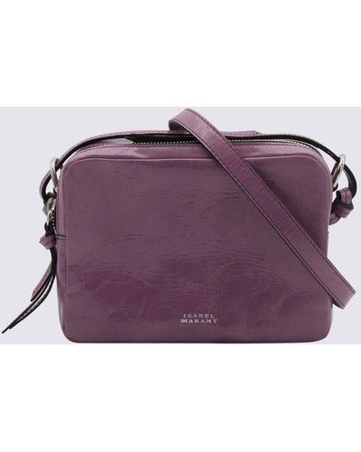 Isabel Marant Mauve Leather Wardy Camera Bag - Purple