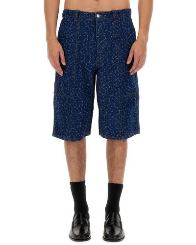 Maison Kitsuné Bermuda Shorts - Blue