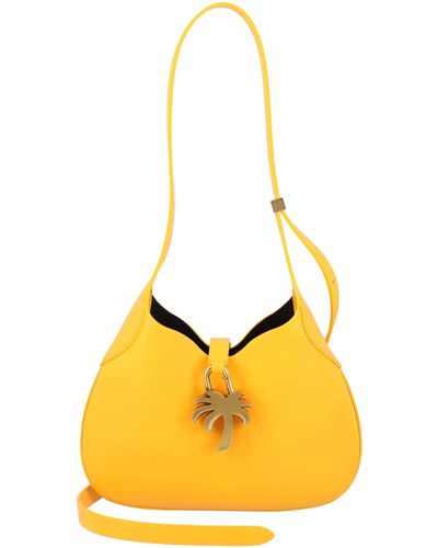 Palm Angels Hobo Bag - Women - Yellow