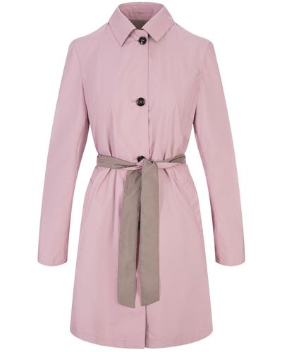 Kiton And Sand Reversible Trench Coat - Pink