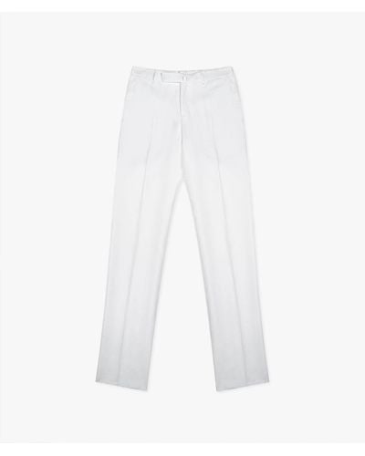 Larusmiani Handmade Trousers Portofino Trousers - White
