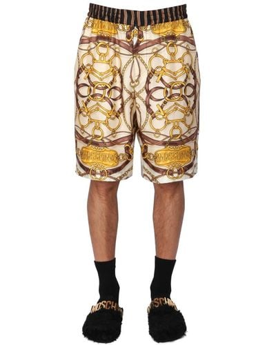 Moschino "Teddy" Bermuda Shorts - Yellow