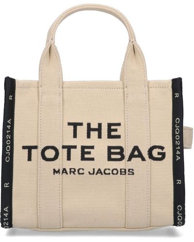 Marc Jacobs Mini Tote Bag The Jacquard - Natural