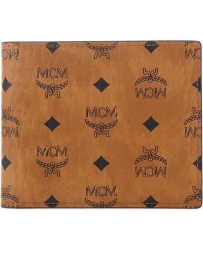 MCM M-veritas Bi-fold Wallet - Brown