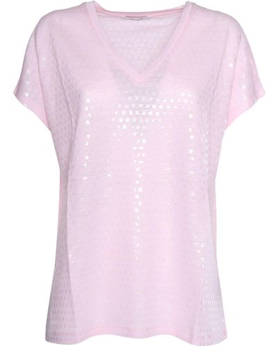 Kangra Linen T-Shirt - Pink