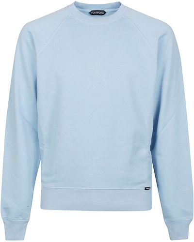 Tom Ford Long Sleeve Sweatshirt - Blue