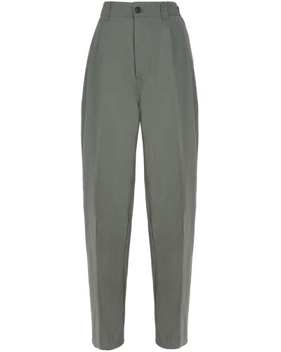 Maison Margiela Wide Trousers With Padleton Inserts - Grey