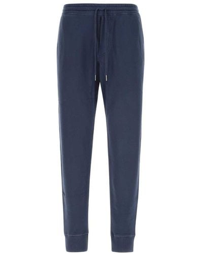 Tom Ford Cotton Joggers - Blue
