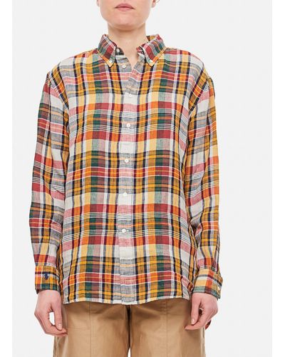 Polo Ralph Lauren Linen Checkered Shirt - Multicolor